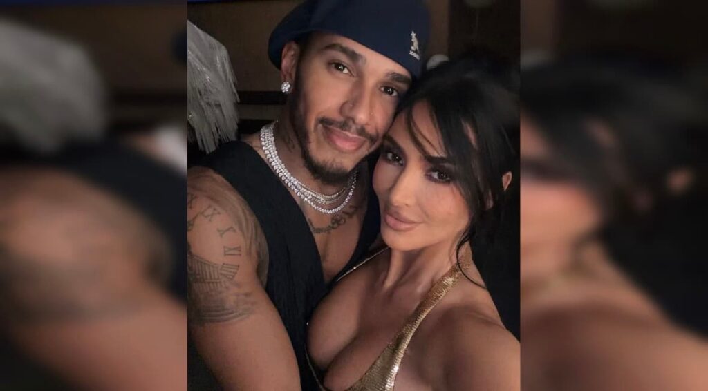 Kim Kardashian And Lewis Hamilton Share Romantic Kiss Under Eiffel Tower - sportscapemagazine.com