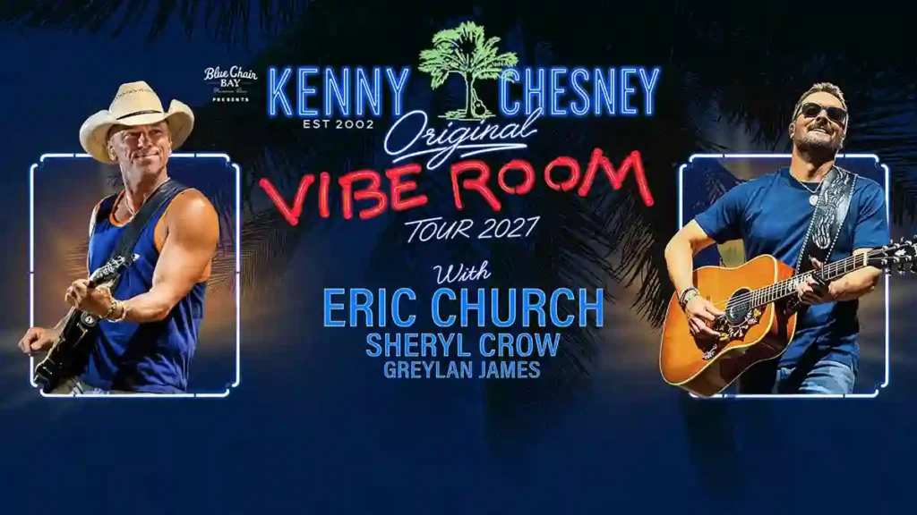 Kenny Chesney Returns to Stadiums With 19-Show Vibe Room 2027 Tour - TicketNews