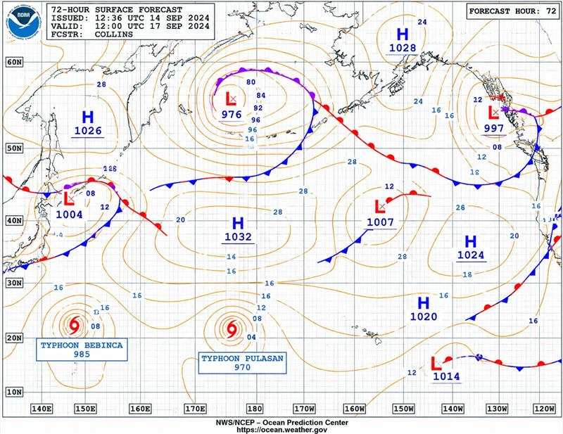 SSCA welcomes scheduled restoration of critical NOAA 72- and 96-Hour offshore weather charts - Sail World Cruising