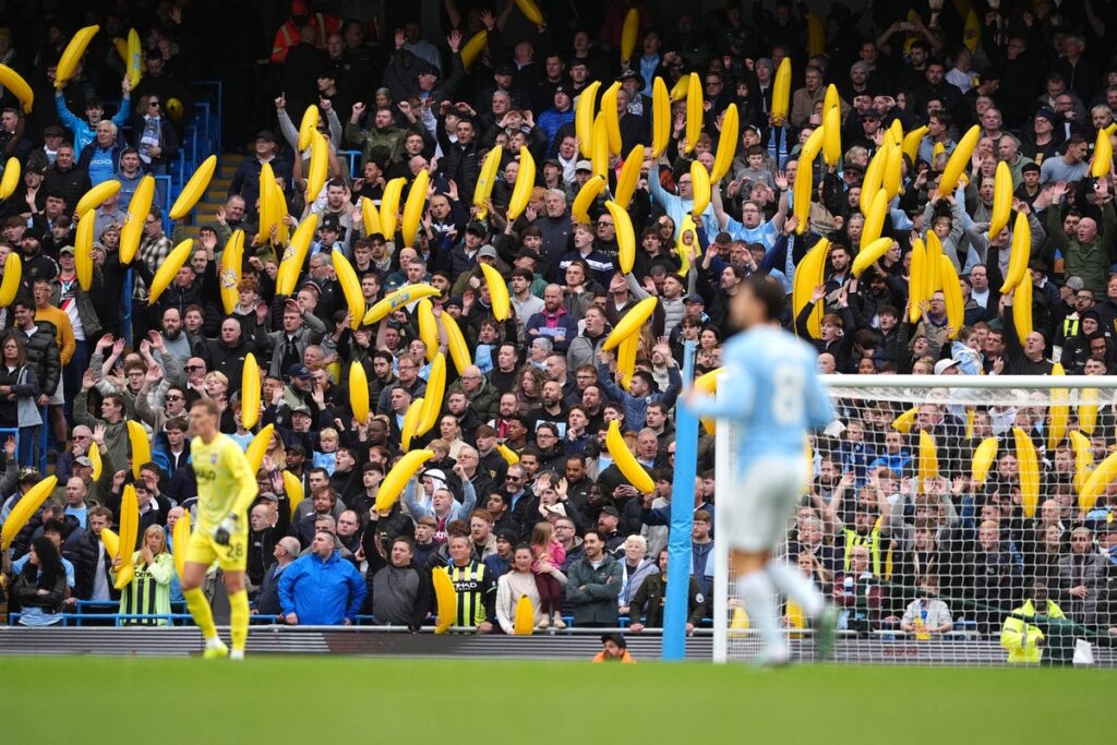 Why Man City fans have inflatable bananas for Premier League clash with Ipswich - The Independent