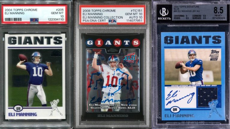 The 5 Most Iconic Eli Manning Football Cards - Sports Illustrated