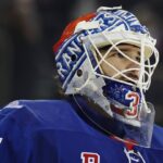 Igor Shesterkin suffers apparent leg injury in devastating blow to Rangers - Blue Line Station
