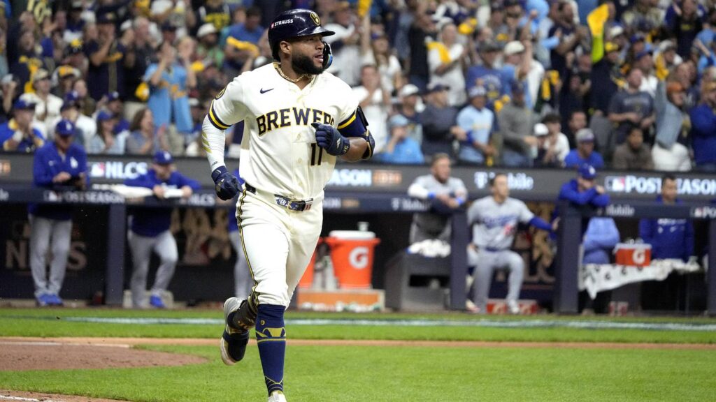 Brewers' Jackson Chourio Matches Derek Jeter, More With First-Pitch NLCS Blast - Sports Illustrated