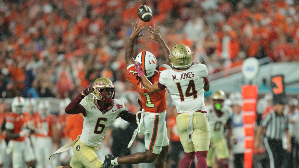 Malachi Toney adds another amazing catch to his already impressive highlight reel - Canes Warning