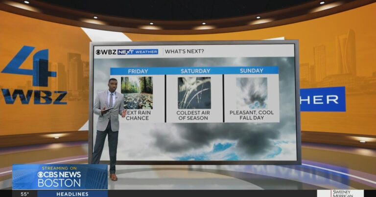 Next Weather: WBZ morning forecast for Oct. 15, 2026 - CBS News