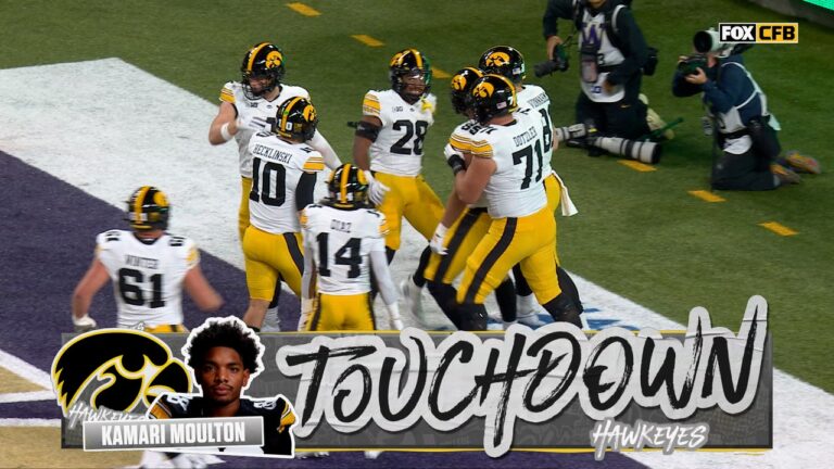 Kamari Moulton runs for 56-yard TD, extending Iowa's lead over Washington - FOX Sports