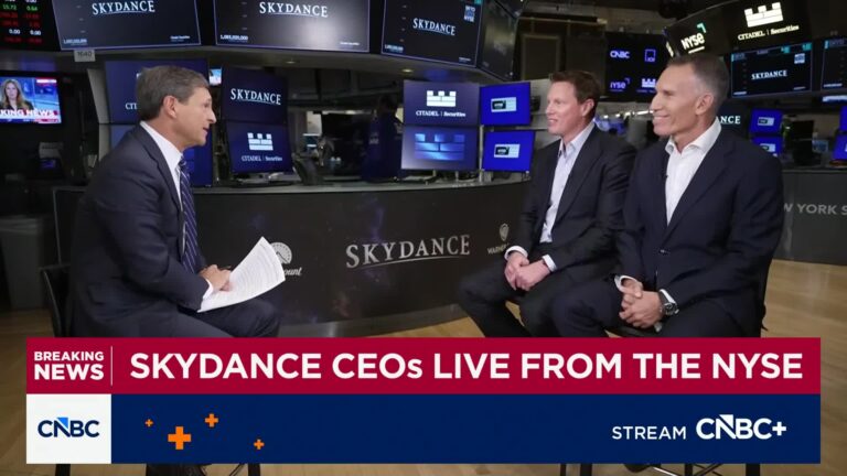 Skydance CEO David Ellison: We are positioned to win in every single vertical that we operate in - CNBC
