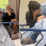 Travis Barker shares concerning hospital bed photos as wife Kourtney Kardashian stays by his side - Page Six