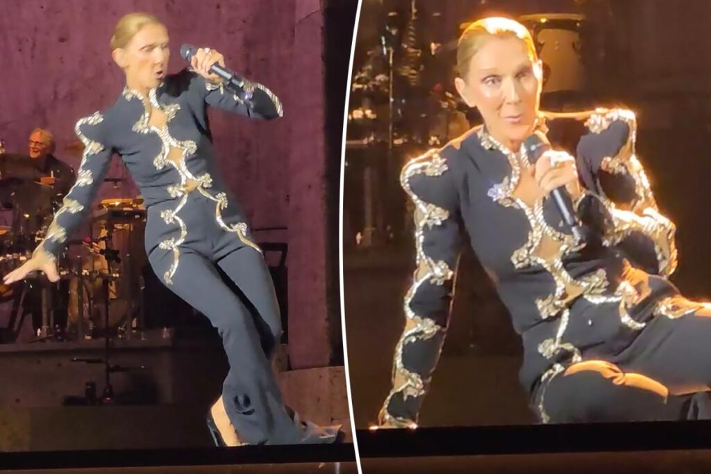 Celine Dion takes scary tumble onstage during Paris residency — and doesn’t miss a single beat - Page Six