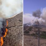 Wildfire races through SoCal as structures threatened by wind-fueled blaze - New York Post