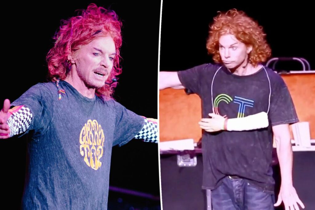 Carrot Top jokes about ‘month of reflection’ in first Las Vegas residency show since suicide attempt - Page Six