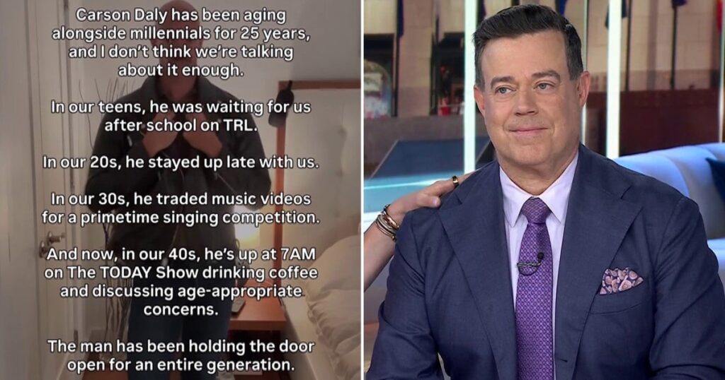 Carson Daly Gets Millennial Appreciation Post on Social Media - TODAY.com