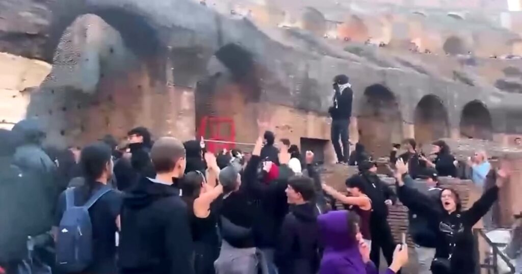 Protesters Storm Rome’s Colosseum as Political Unrest Surges - TODAY.com