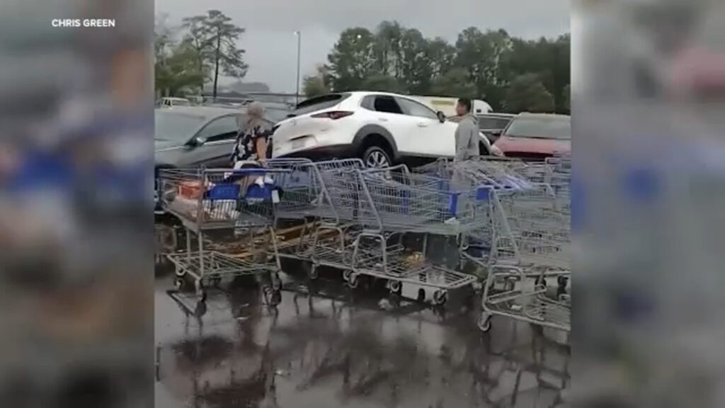 Powerful NC storm, possible tornadoes flip cars, down trees and power lines, leaving trail of destruction in Fayetteville - ABC11 News