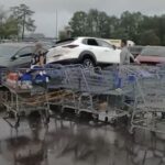 Powerful NC storm, possible tornadoes flip cars, down trees and power lines, leaving trail of destruction in Fayetteville - ABC11 News