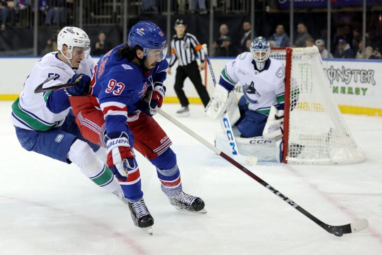 Game #7: Vancouver Canucks vs. New York Rangers Open Thread - Blueshirt Banter