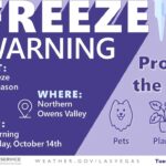 NWS Northern Owens Valley Freeze Warning - Sierra Wave