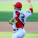 [Photo] Sung Young-tak, who took the mound in the top of the 8th inning - 스타뉴스