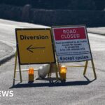 Latest data shows Guernsey roads most impacted by closures - BBC
