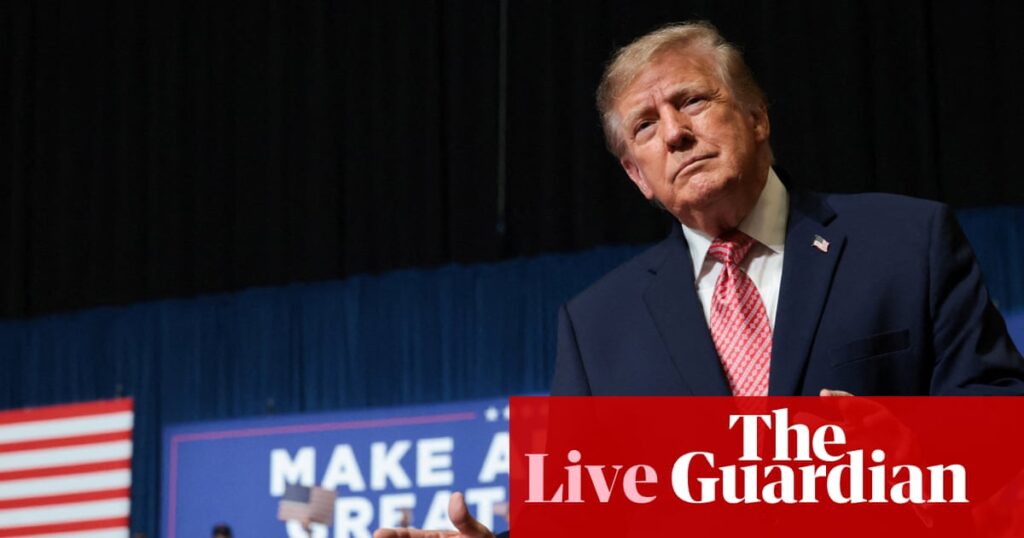 Trump continues midterm campaign blitz in North Carolina – US politics live - The Guardian