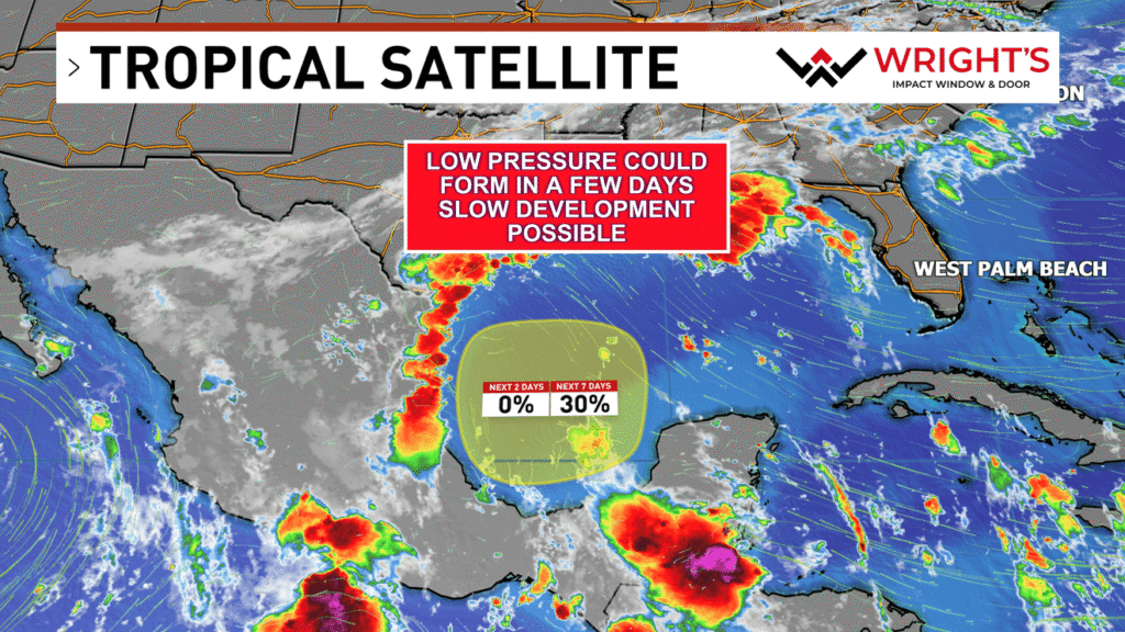 Tracking potential low pressure development in the Gulf - WPEC