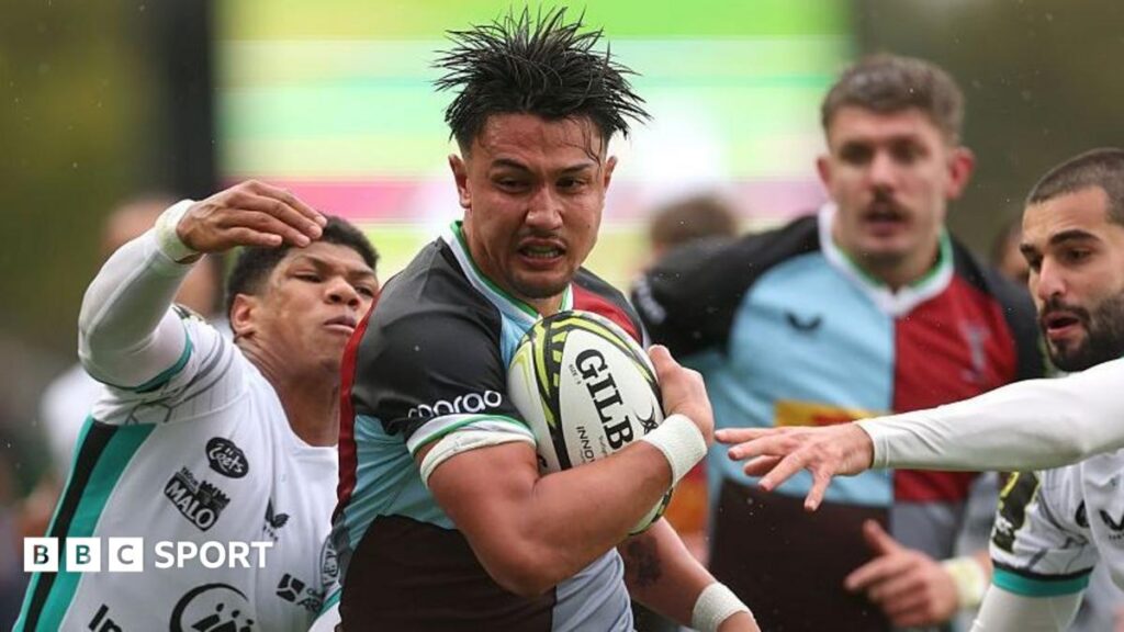 Harlequins 57-19 Vannes - Quins run in nine tries to win Challenge Cup opener - BBC