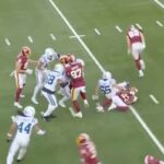 Washington Commanders star carted off with grim injury as fans not shown replay - AOL.com
