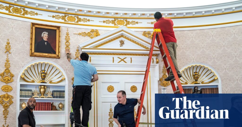 A replica of Donald Trump’s Oval Office goes for the gold in Washington DC - The Guardian