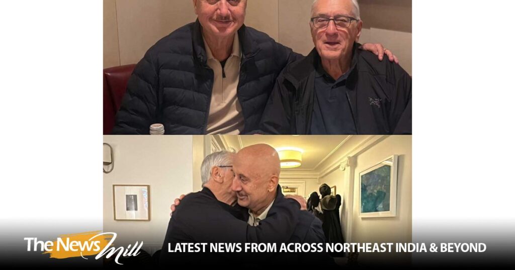 Anupam Kher meets Robert De Niro for lunch during US tour - The News Mill