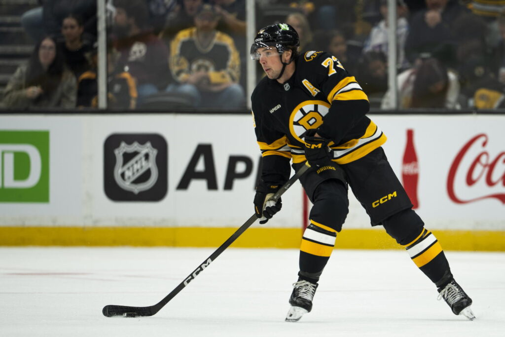 Bruins Reveal Lineup For Sharks Game As Charlie McAvoy Returns - The Hockey News