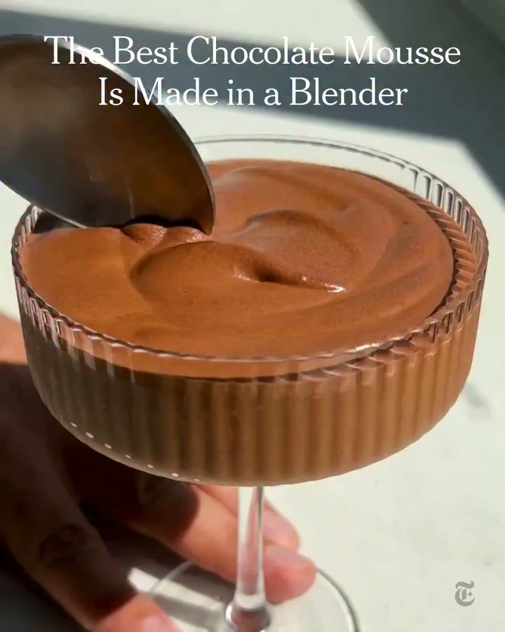 The New York Times. . Whipping up chocolate mousse sounds like a weekend task, but a blender makes it easy. https://nyti.ms/4z9oxGI - Facebook