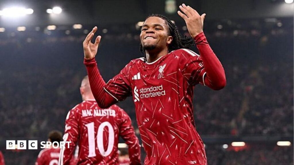 Liverpool 4-3 Villarreal: Rio Ngumoha provides spark in Champions League comeback win - BBC