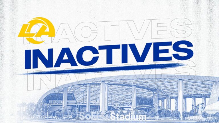 Rams-Bills inactives: Quentin Lake active, Buffalo's top WR out - Rams Wire