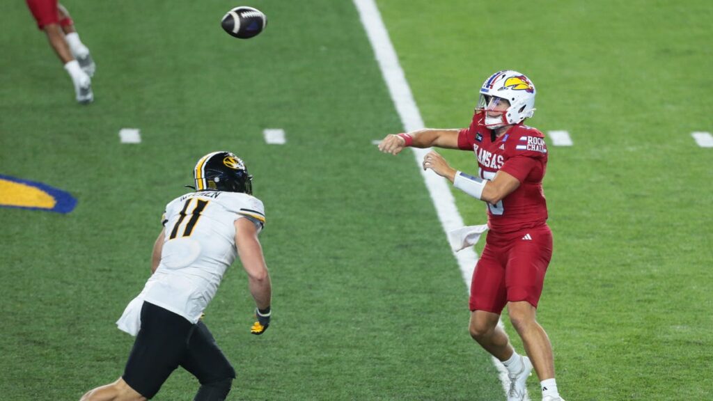 Cole Ballard starts at quarterback for Kansas football against TCU - The Topeka Capital-Journal
