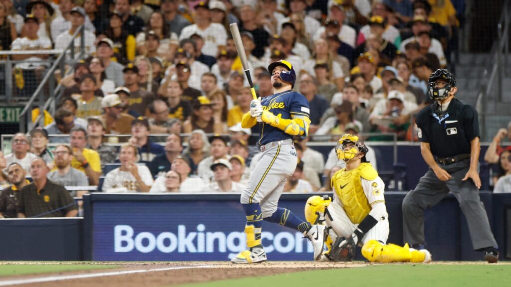 William Contreras' home run gets Brewers back into NLDS Game 3 vs. Padres - USA Today
