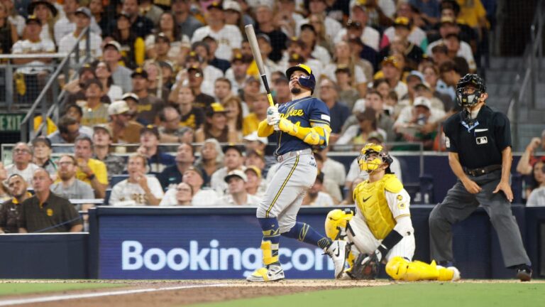 William Contreras' home run gets Brewers back into NLDS Game 3 vs. Padres - USA Today