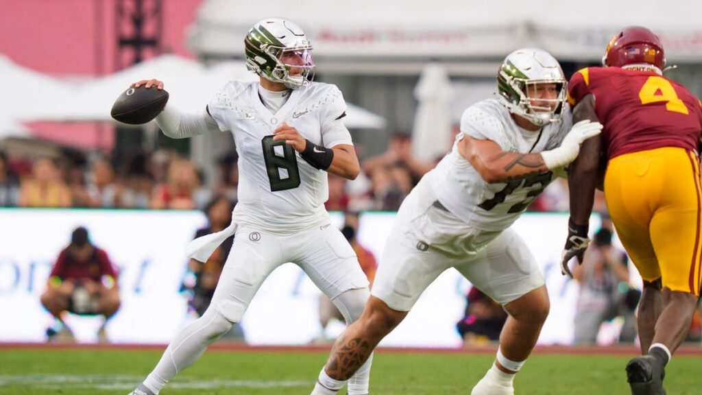 Why was Dylan Raiola benched vs UCLA? Oregon QB struggling with turnovers - USA Today