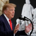 Trump says 'days of plunder are over' in renewed push for Columbus Day - USA Today