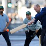 Prince William joins cricket match outside Buckingham Palace - USA Today