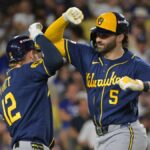 Brewers rally, take lead in Game 4 vs. Dodgers on Garrett Mitchell home run - USA Today