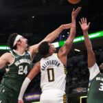 See photos as the Indiana Pacers face the Milwaukee Bucks in preseason NBA game - IndyStar