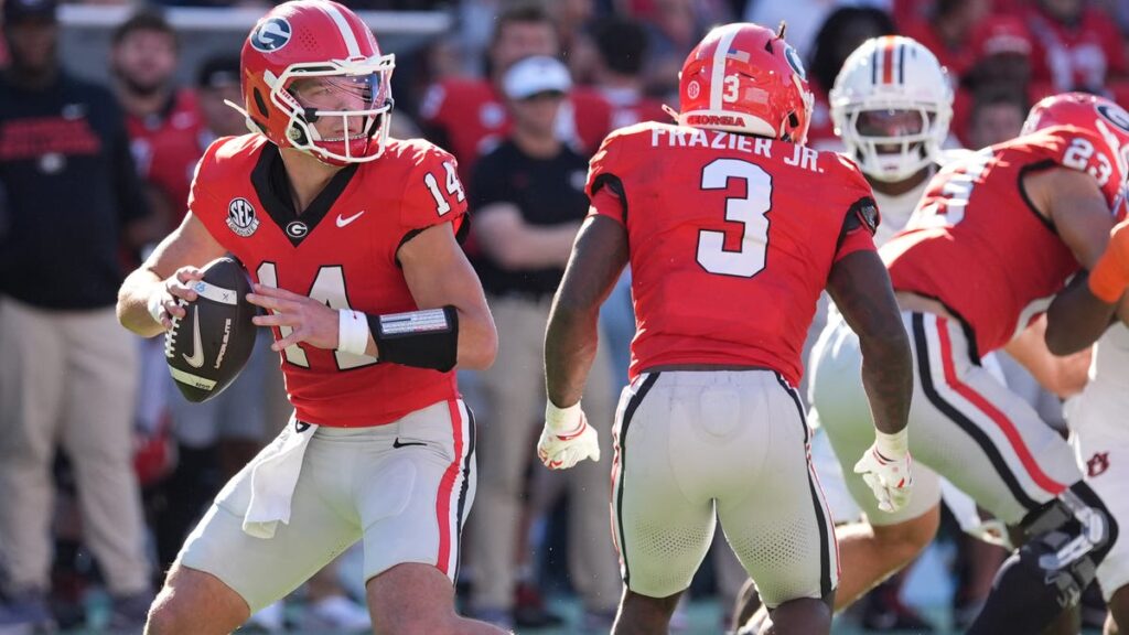 Georgia football rankings: How far will Bulldogs fall in polls after loss to Auburn? - USA Today