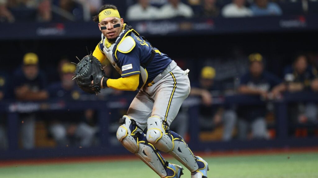 William Contreras named World Series MVP after leading Brewers to first title - USA Today