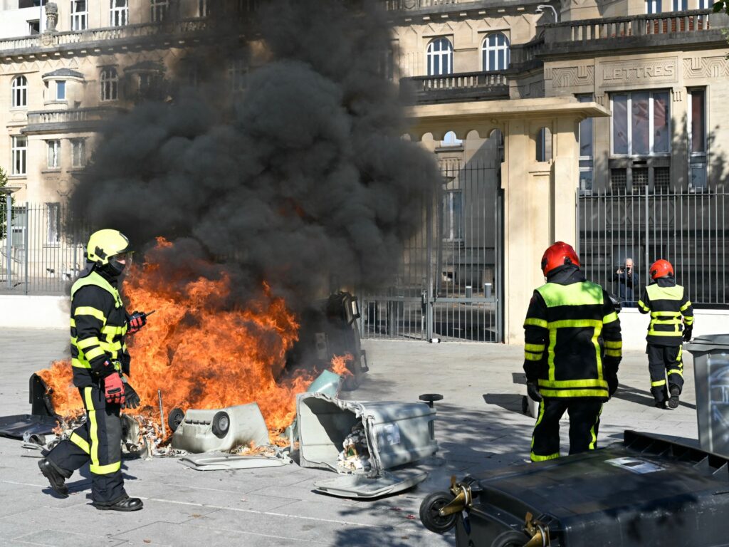 Teenager loses hand in blast amid French school protest clashes - Al Jazeera