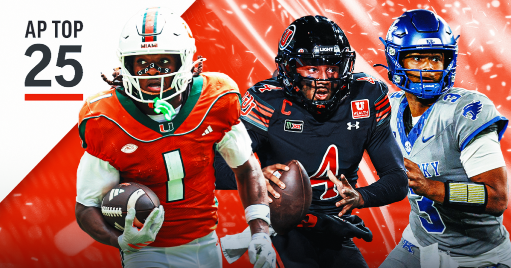 College Football Rankings: AP Poll Top 25 after Week 8 released - On3