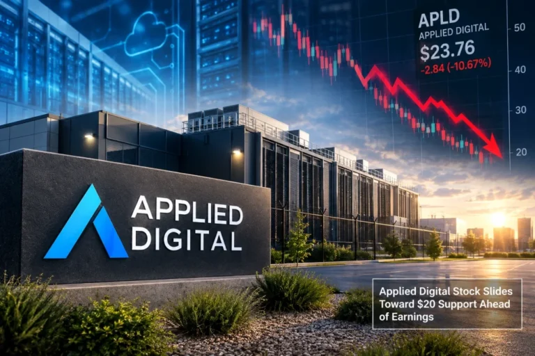 Applied Digital to Report First-Quarter Earnings: Will APLD Stock Break $20 or Rebound Off Support? - FXLeaders