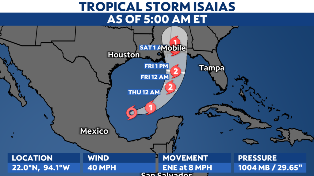 Tropical Depression Nine develops in the Gulf - Spectrum News 13