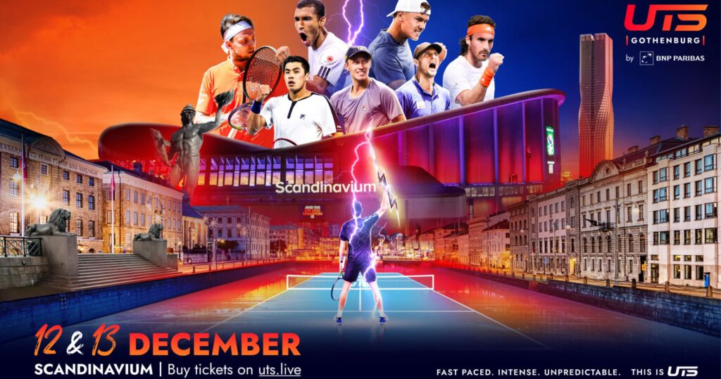 World N°5 Felix Auger-Aliassime and Swedish hope Leo Borg join the field of UTS Gothenburg by BNP Paribas - Ultimate Tennis Showdown