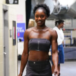 Valkyries’ Kaila Charles flexes flawless Kente crop top for WNBA Finals Game 2 - The Big Lead