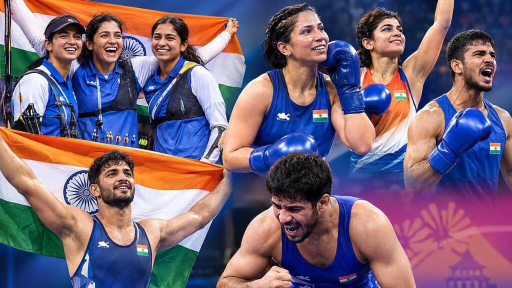 Asian Games 2026: India’s golden Friday as archers, boxers and Sujeet Kalkal deliver five golds - Open Magazine